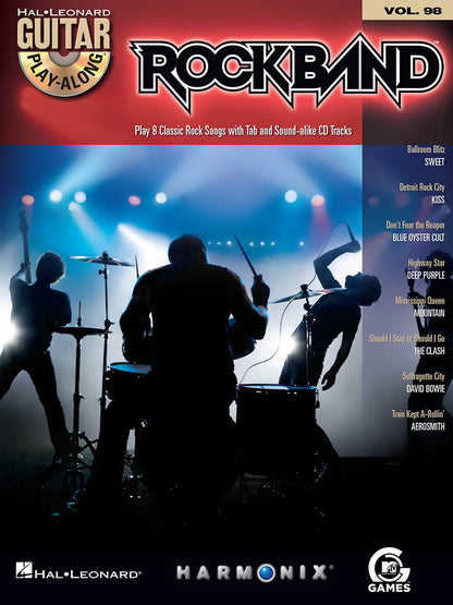 Rock Band Guitar Playalong Volume 98 BK/CD