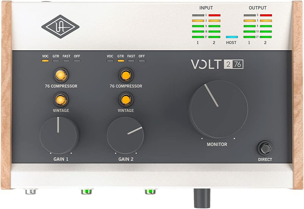 Universal Audio Volt 276 USB Recording Studio Pack