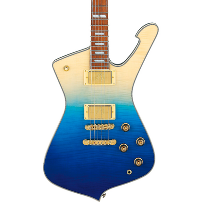Ibanez IC420FM Electric Guitar in Transparent Blue Gradation