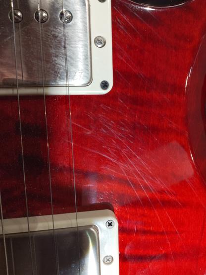 PRS S2 McCarty 594 in Fire Red Burst | EX-DEMO