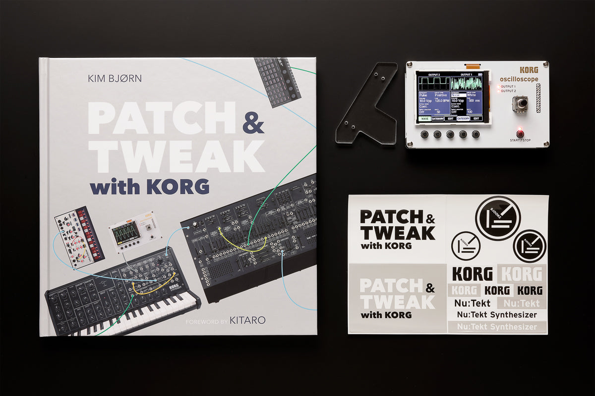Korg NTS 2 Oscilloscope Kit + Patch & Tweak Book Bundle