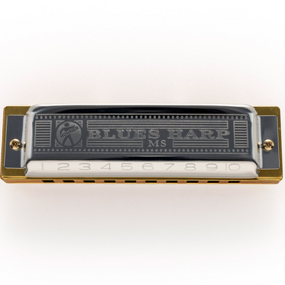 Hohner MS Series 10 Hole Blues Harp B