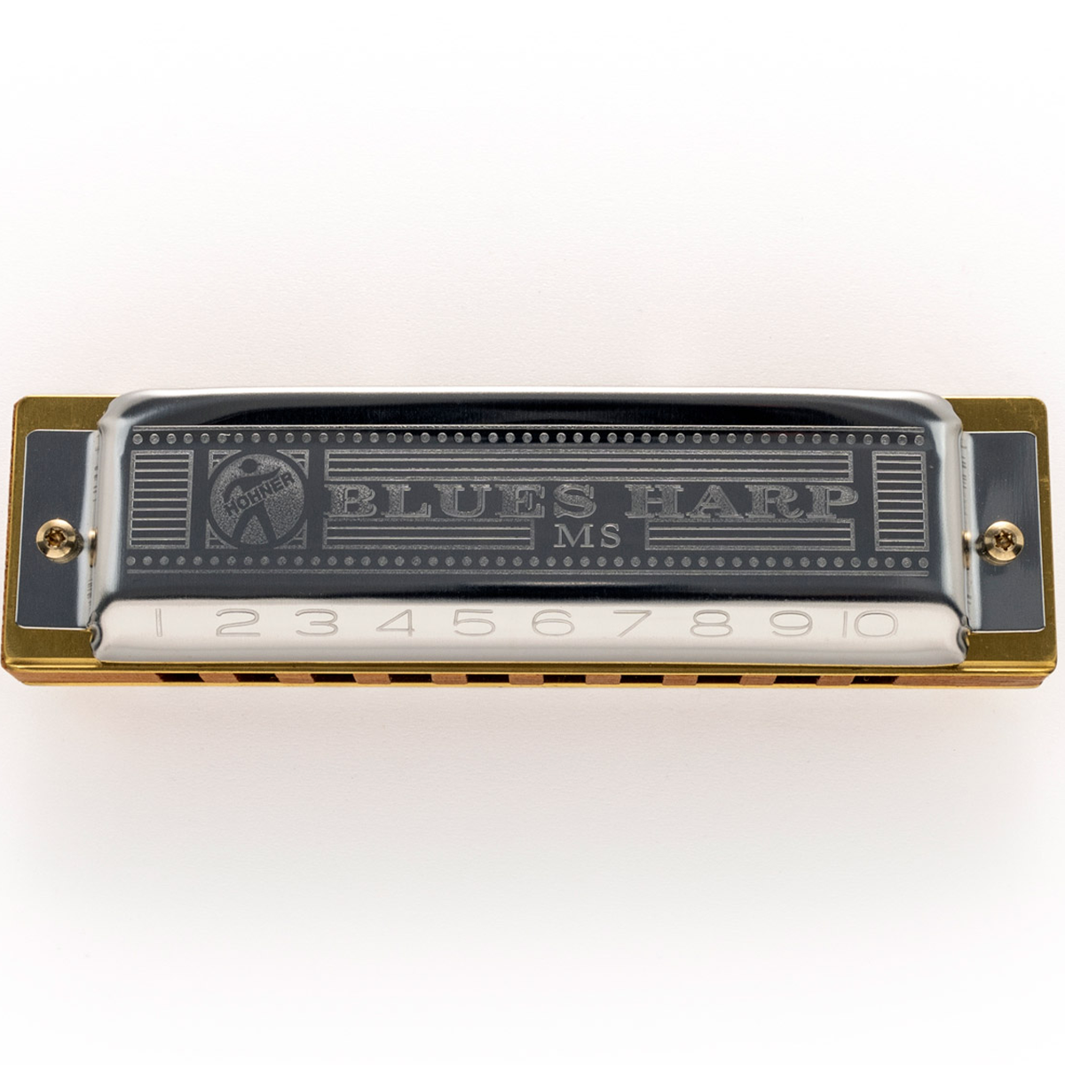 Hohner MS Series 10 Hole Blues Harp E