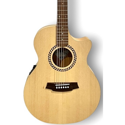 Cole Clark SRAN2EC-SMAH-R Studio Recording Grand Auditorium in Natural