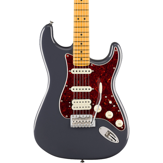 Fender American Professional Classic Stratocaster HSS Electric Guitar, Maple Fingerboard in Faded Black