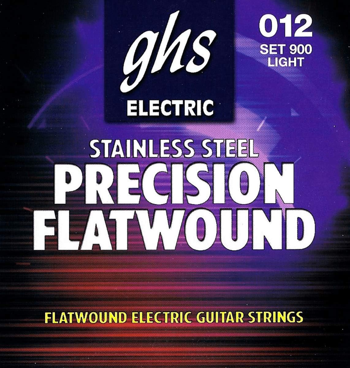 GHS 900 Precision Flatwound Electric Guitar Strings Light 12-50 Gauge