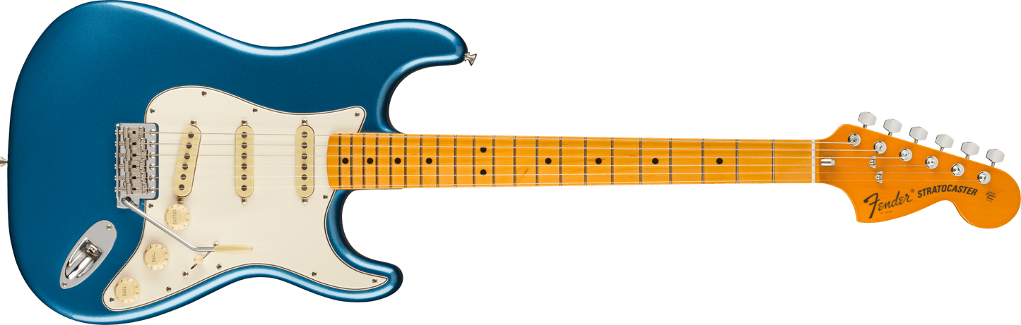 Fender American Vintage II 1973 Stratocaster, Maple Fingerboard in Lake Placid Blue