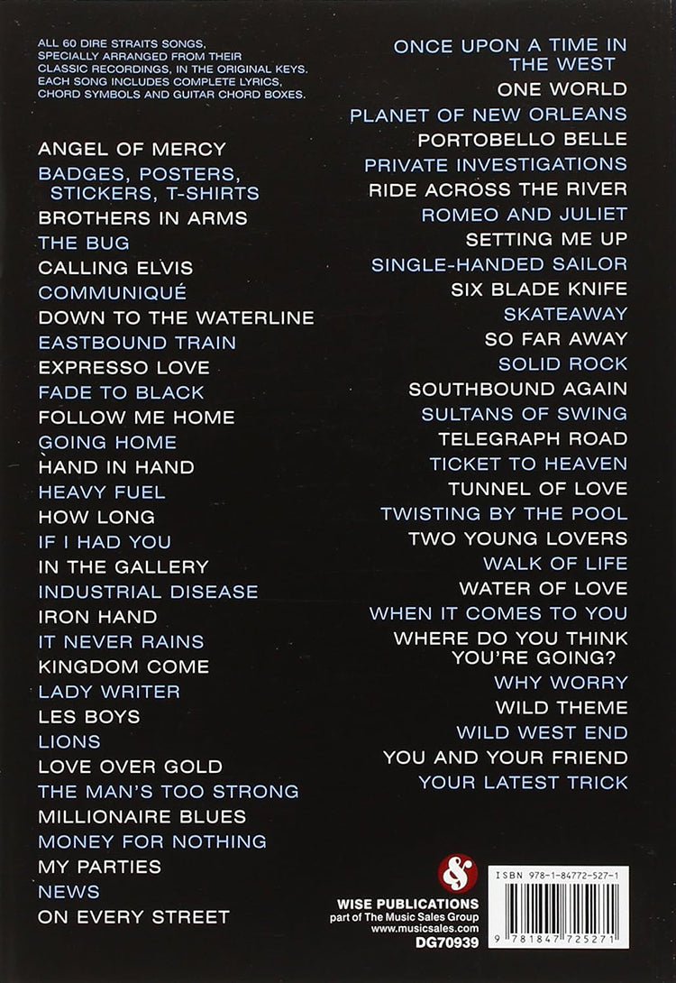 Dire Straits Complete Chord Songbook