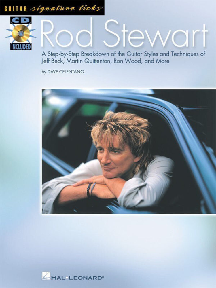 Rod Stewart Signature Licks Guitar Tab BK/CD