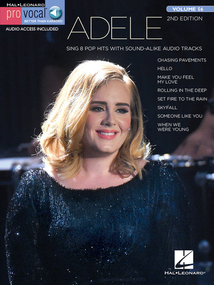 Adele Pro Vocal Women Volume 56 2nd Edition BK/OLA