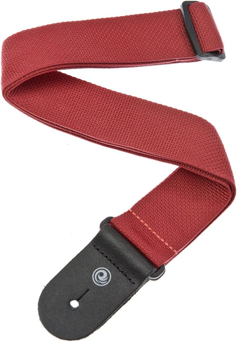 D'Addario Planet Waves 50MM 2" Polypro Polypropylene Guitar Strap in Red