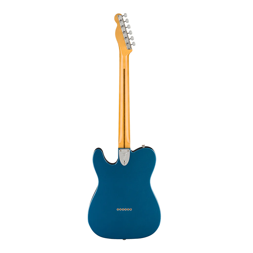 Fender American Vintage II 1972 Telecaster Thinline, Maple Fingerboard in Lake Placid Blue