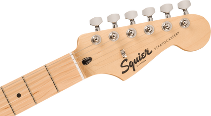Squier FSR Squier Sonic Stratocaster HSS, Maple Fingerboard, Black Pickguard in 2-Color Sunburst