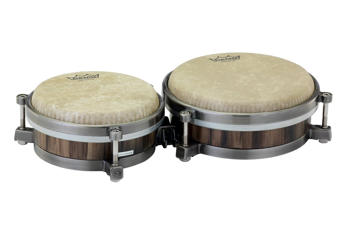 Pearl Percussion Travel Bongos 7" And 8.5" in Caramel Brown