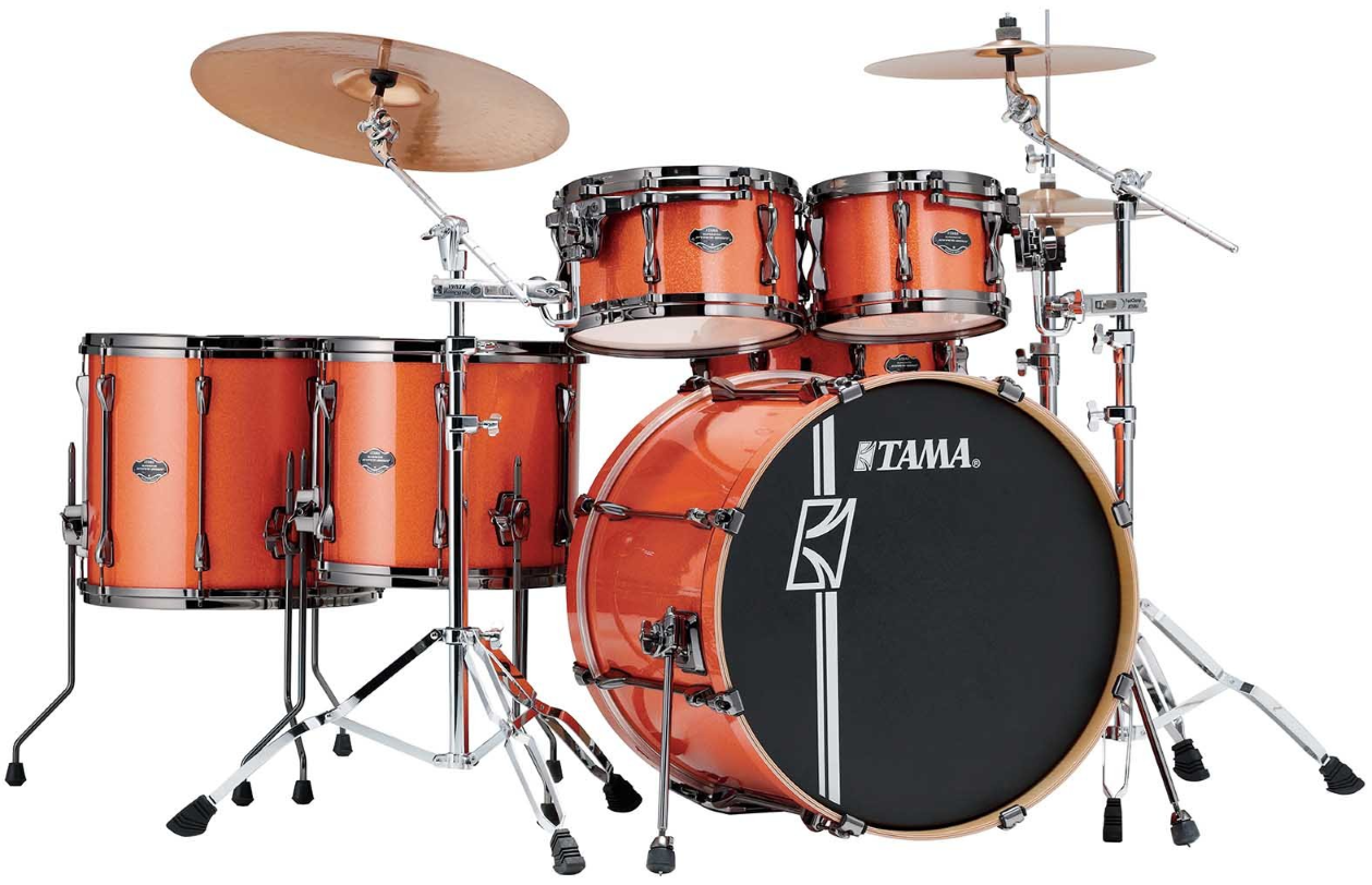 Tama ML62HZBNS Superstar HyperDrive 6 Piece Drum Kit in Bright Orange Sparkle