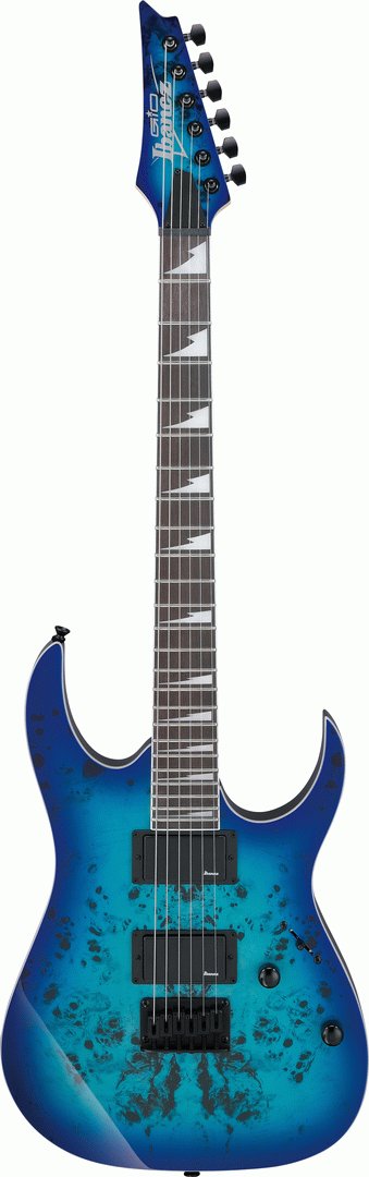 Ibanez RGR221PA Electric Guitar in Aqua Burst