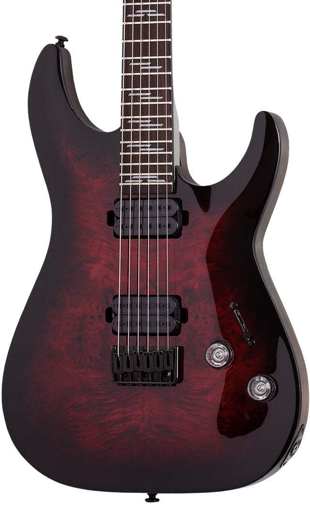 Schecter Omen Elite 6 in Black Cherry Burst