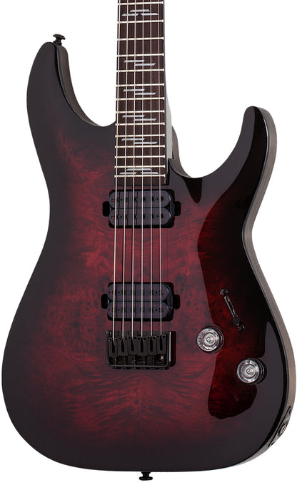Schecter Omen Elite 6 in Black Cherry Burst