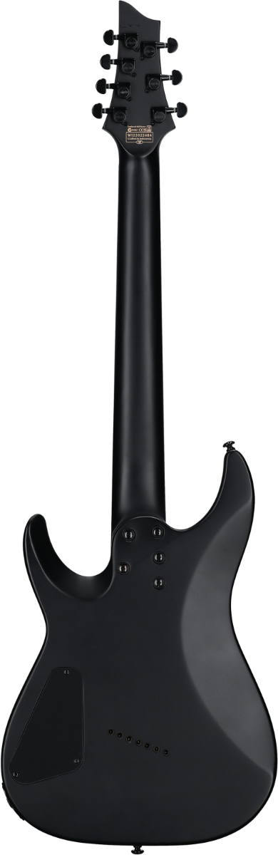 Schecter Damien 7 Multiscale 7 String in Satin Black