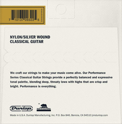 Jim Dunlop DCV100NS Performance Nylon Classical Guitar Strings Normal Tension