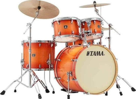 TAMA Superstar Classic 5 Piece Shell Pack in Tangerine Lacquer Burst and SM5W Hardware Pack