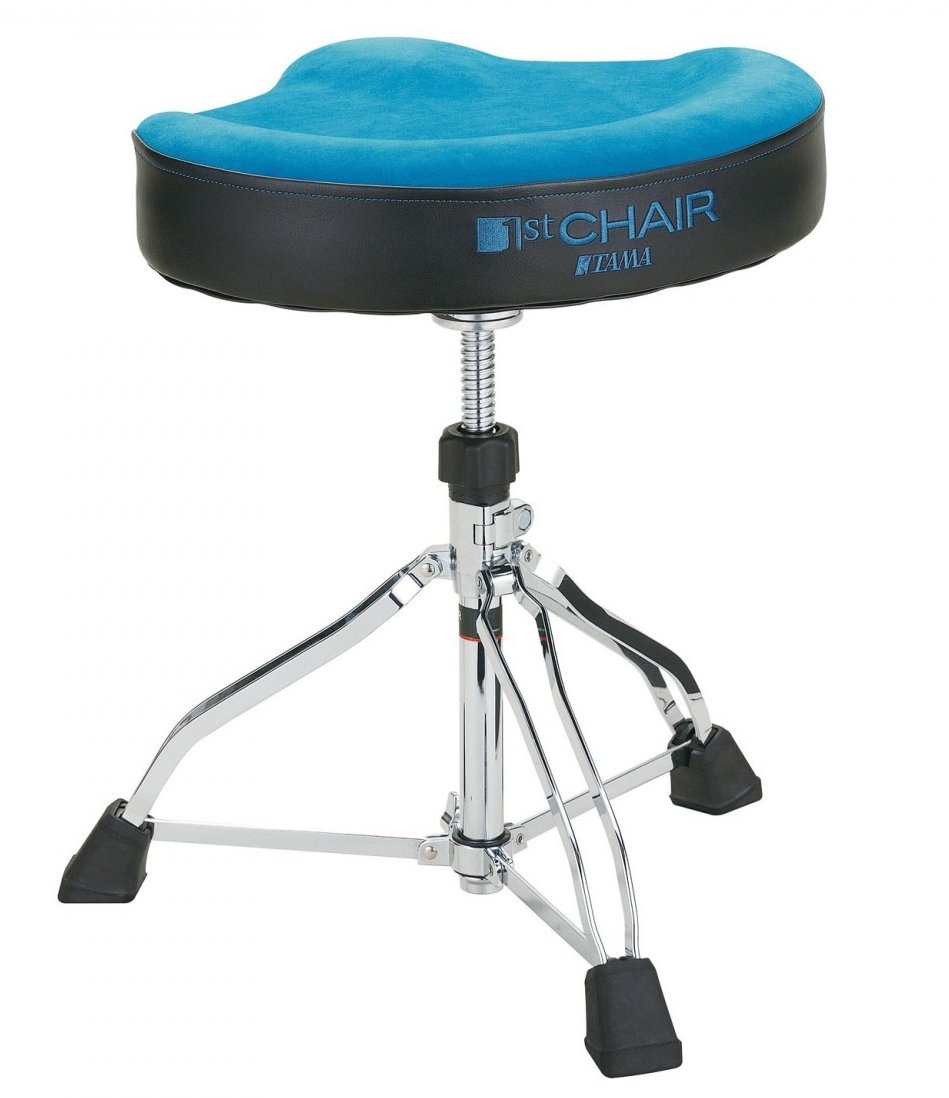 Tama HT530TQCN 1st Chair Glide Rider Cloth Top Seat in Turquoise
