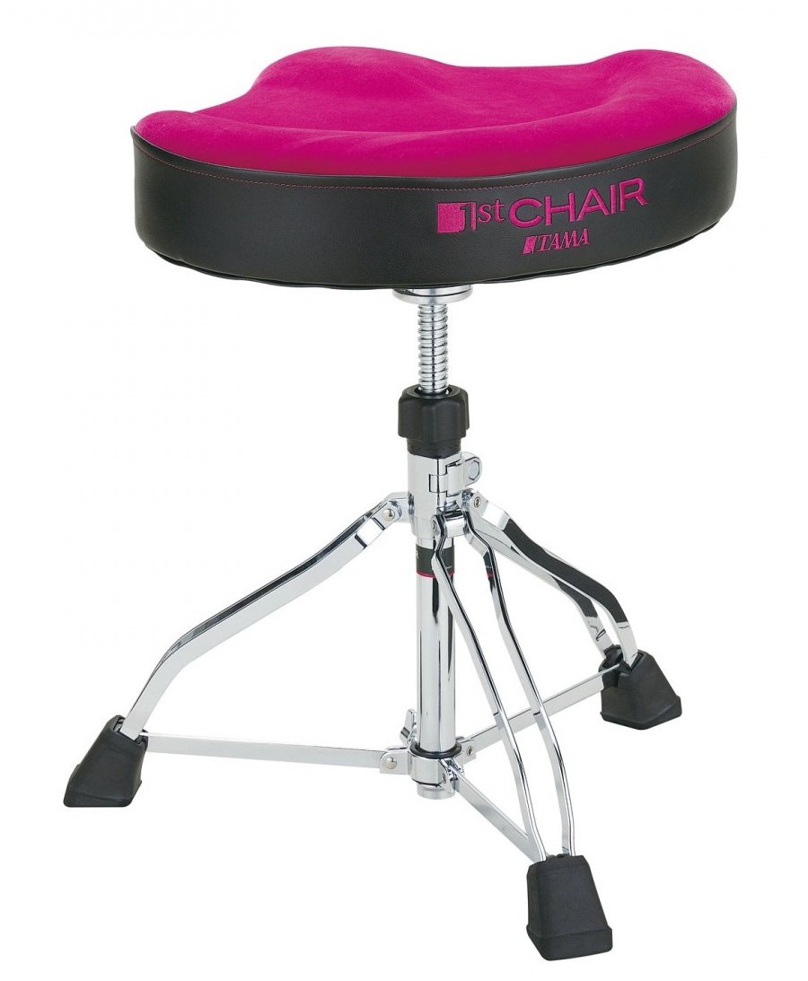 Tama HT530PKCN 1st Chair Glide Rider Cloth Top Seat in Pink
