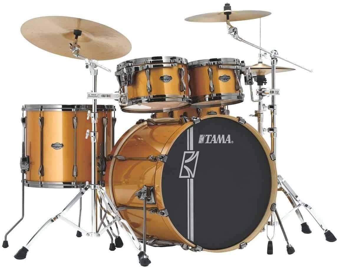 Tama ML52HZBNS Superstar HyperDrive 5 Piece Drum Kit in Golden Yellow Metallic