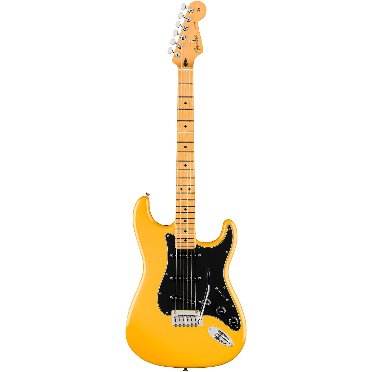 Fender Player II Modified Stratocaster Electric Guitar, Maple Fingerboard in Sunshine Yellow