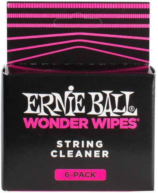 Ernie Ball Wonder Wipes String Cleaner 6 Pack