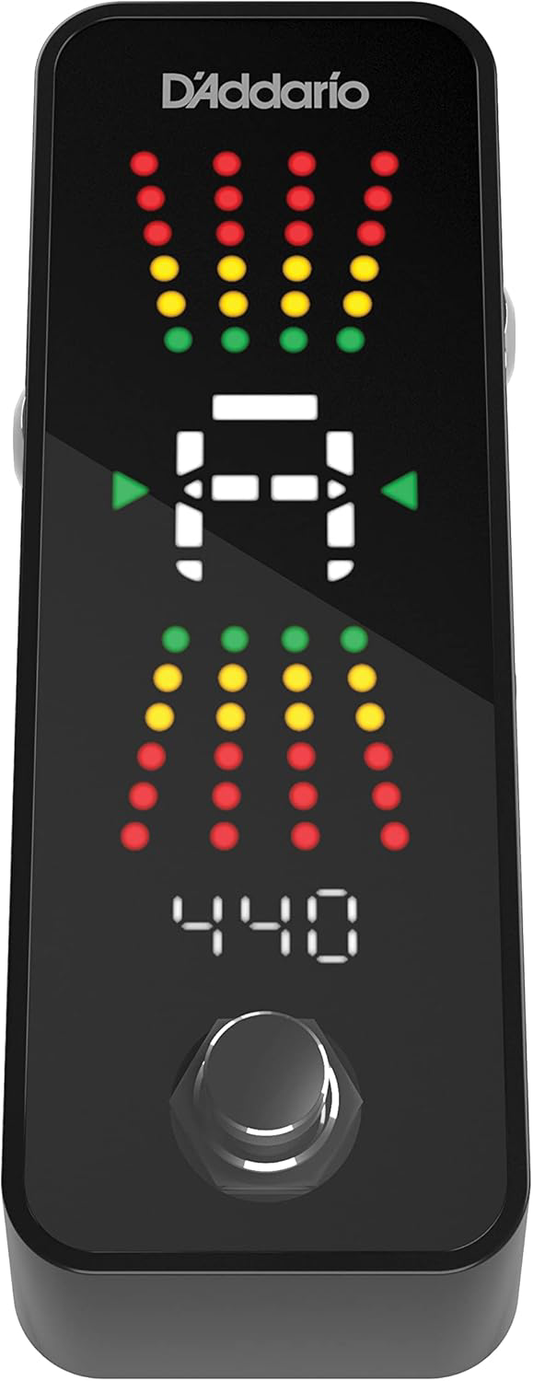 D'Addario Accessories Chromatic Pedal Guitar Tuner Plus