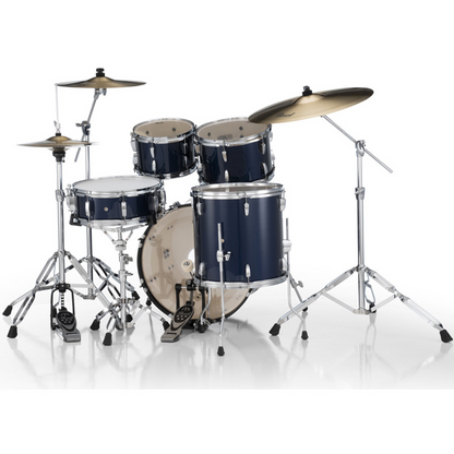 Pearl Roadshow-Plus 5-Piece Drum Kit with Cymbal Pack in Royal Blue Metallic