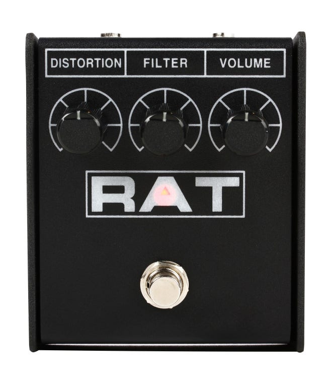 Pro Co RAT 2 Distortion Fuzz and Overdrive Pedal