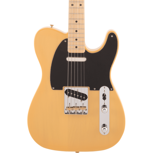 Fender Made in Japan Traditional 50s Telecaster Electric Guitar, Maple Fingerboard in Butterscotch Blonde