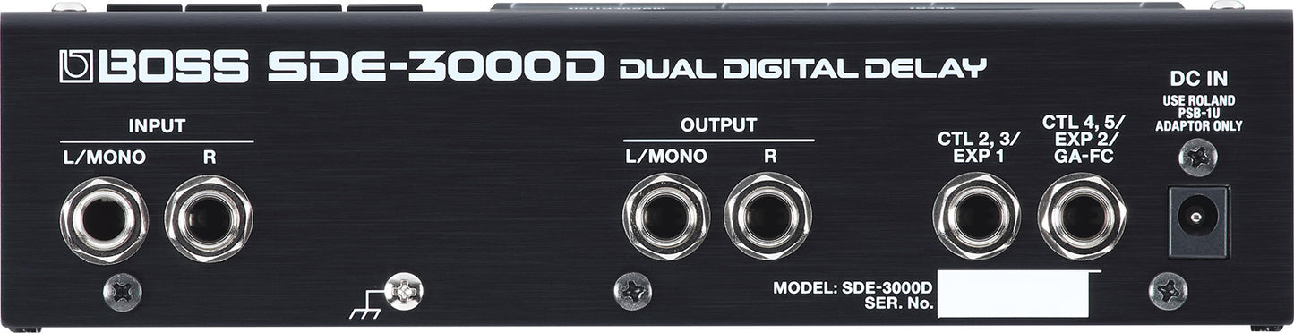 BOSS SDE3000D Dual Digital Delay Pedal