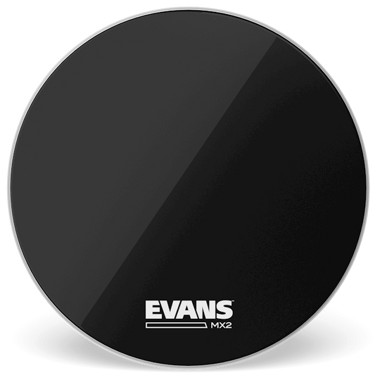 Evans MX2 Black Marching 26" Bass Drum Head