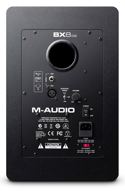 M-Audio BX8 D3 8" Powered Studio Reference Monitor (Single)