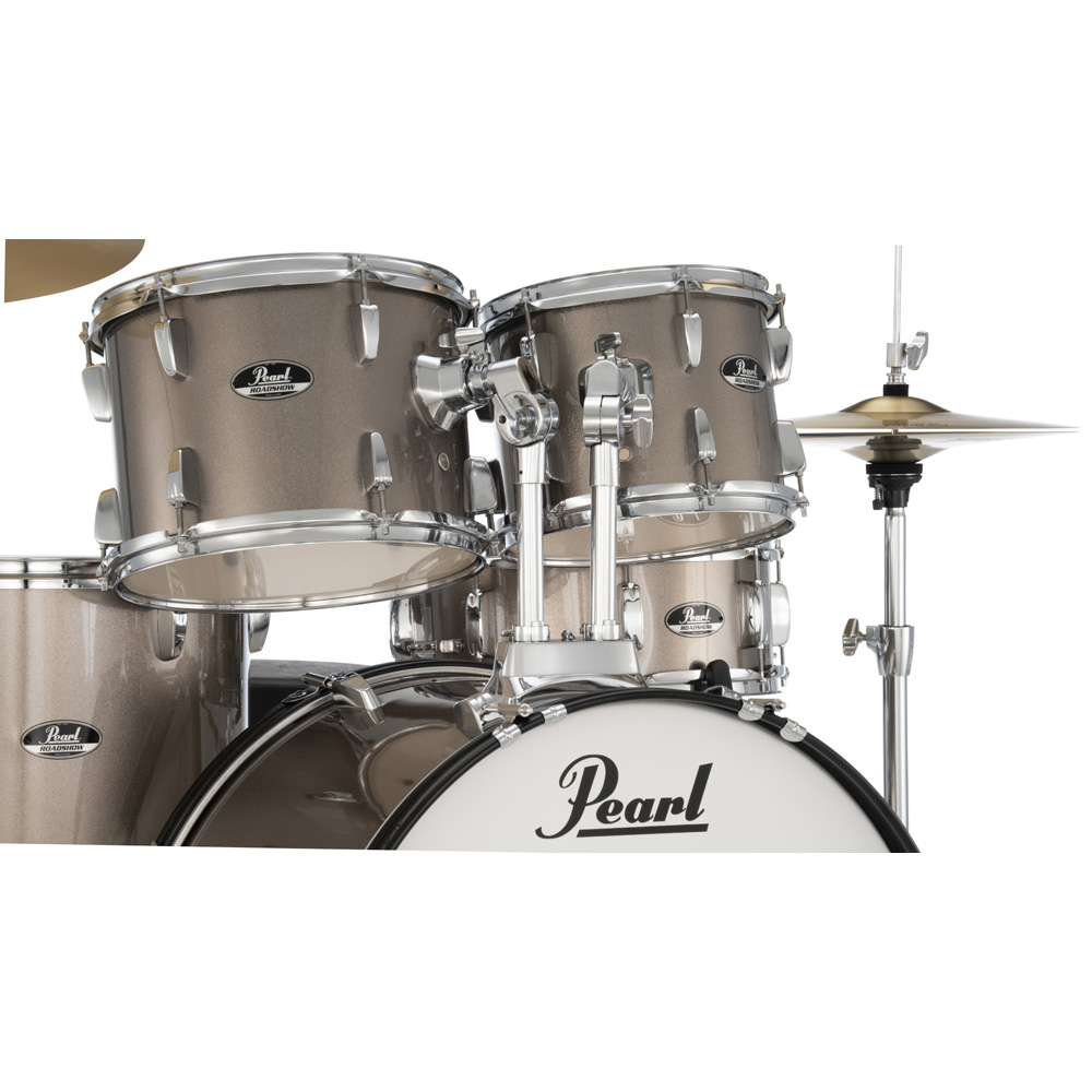 Pearl Roadshow-Plus 5-Piece Drum Kit with Pearl Cymbal Pack in Bronze Metallic