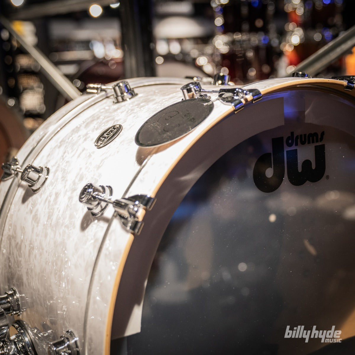 DW Performance Series Finish Ply 3-Piece Drum Kit in White Marine