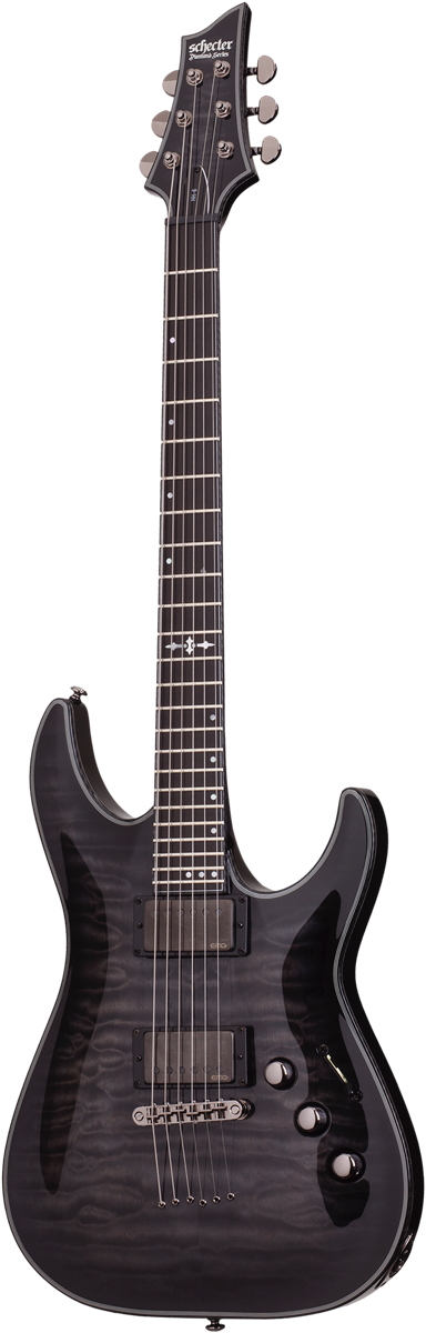 Schecter Hellraiser Hybrid C 1 in Trans Black Burst