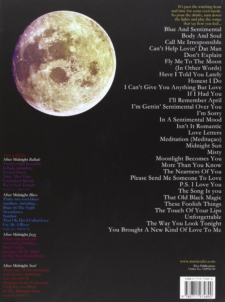 After Midnight Jazz/Blues Love Songs PVG