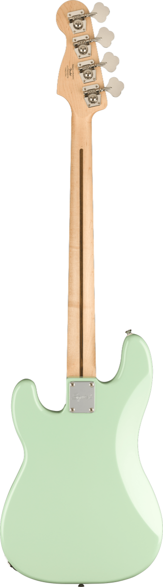 Squier FSR Affinity Series Precision Bass PJ, Maple Fingerboard, White Pickguard in Surf Green