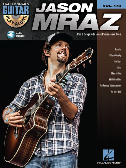 Jason Mraz Guitar Play Along Volume 178 BK/CD