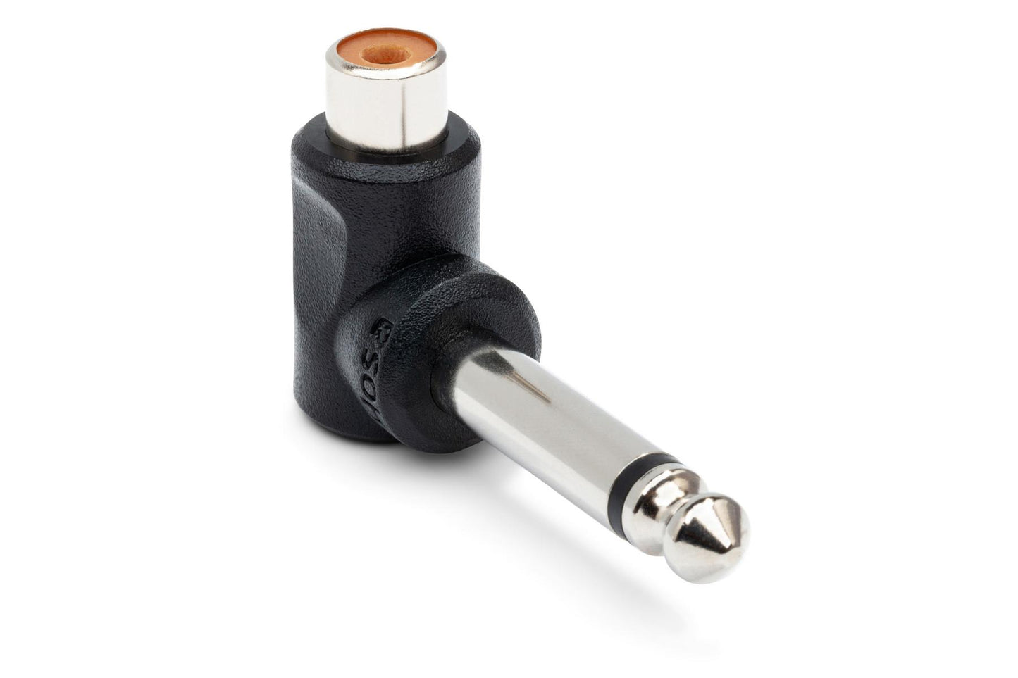 HOSA GPR123 Right Angle Adapters RCA To 1/4" TS