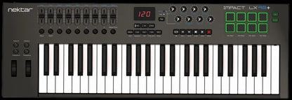 Nektar Impact LX49+ 49 Note USB MIDI Controller Keyboard
