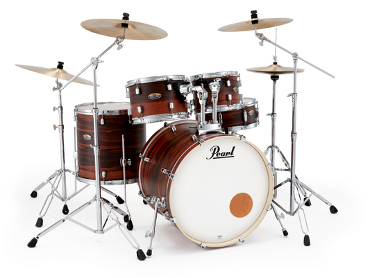 Pearl Decade Maple Exotic 22" Drum Kit w/HW in Matte Dark Walnut