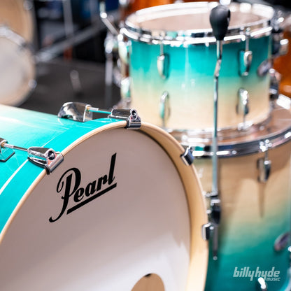 Pearl Masters Maple Complete 3-Piece Shell Pack in Aquamarine Fade