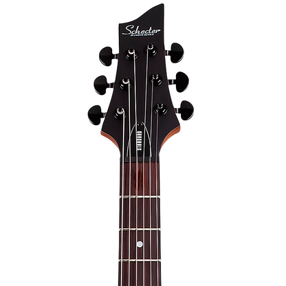 Schecter C-1 Standard Electric Guitar in Charcoal Satin