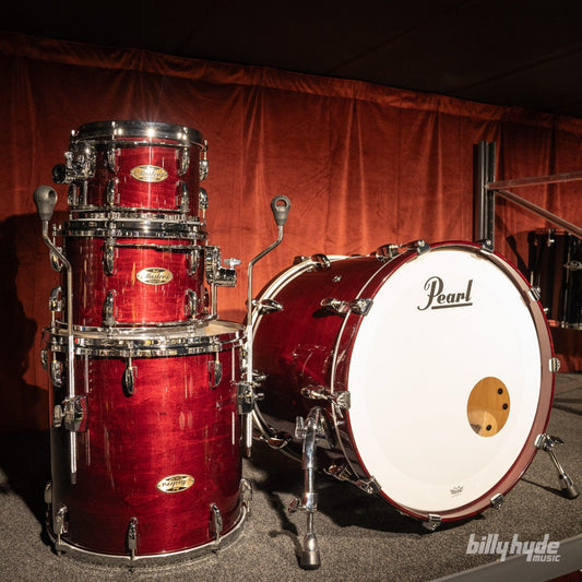 Pearl Masters Maple Pure 4-Piece 22" Shell Pack in Wine Red