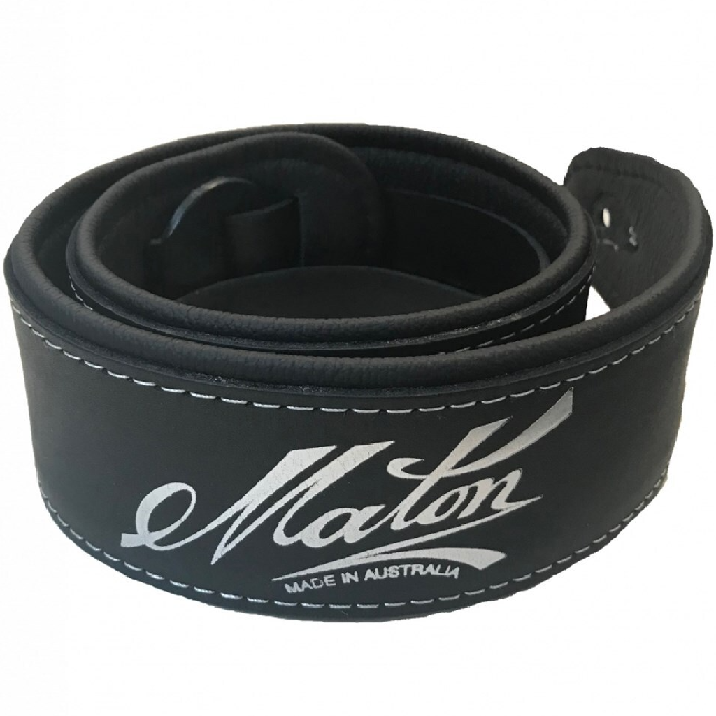 Maton Deluxe Guitar Strap in Black